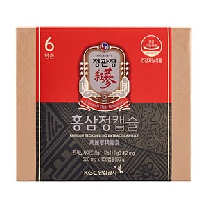 Korean Red Ginseng Extract Capsules 90g (150 capsules)